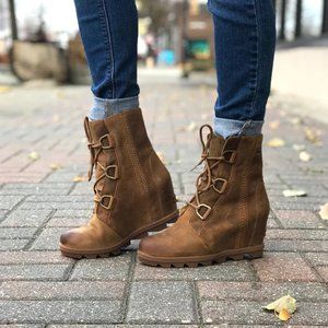 Lace Up Boot Camel Brown Tan Waterproof 